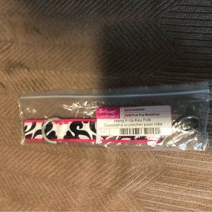 Thirty-one hang it up key fob wristlet Pink Pop Medallion